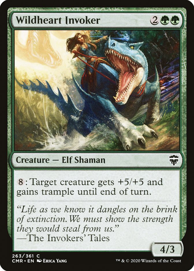 Wildheart Invoker [Commander Legends] Magic: The Gathering