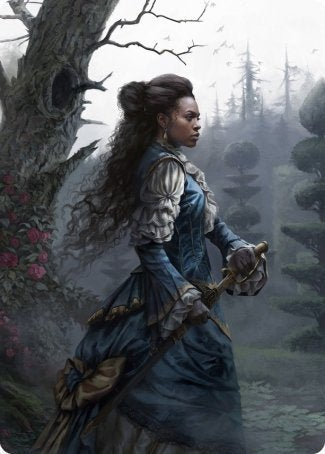 Mina Harker Art Card [Innistrad: Crimson Vow Art Series] Magic: The Gathering