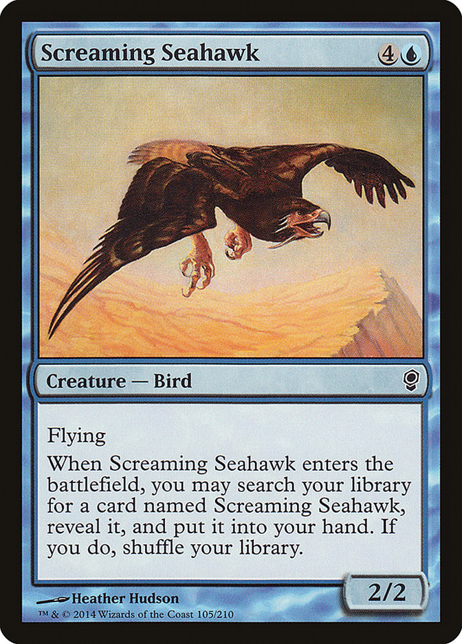 Screaming Seahawk [Conspiracy] Magic: The Gathering