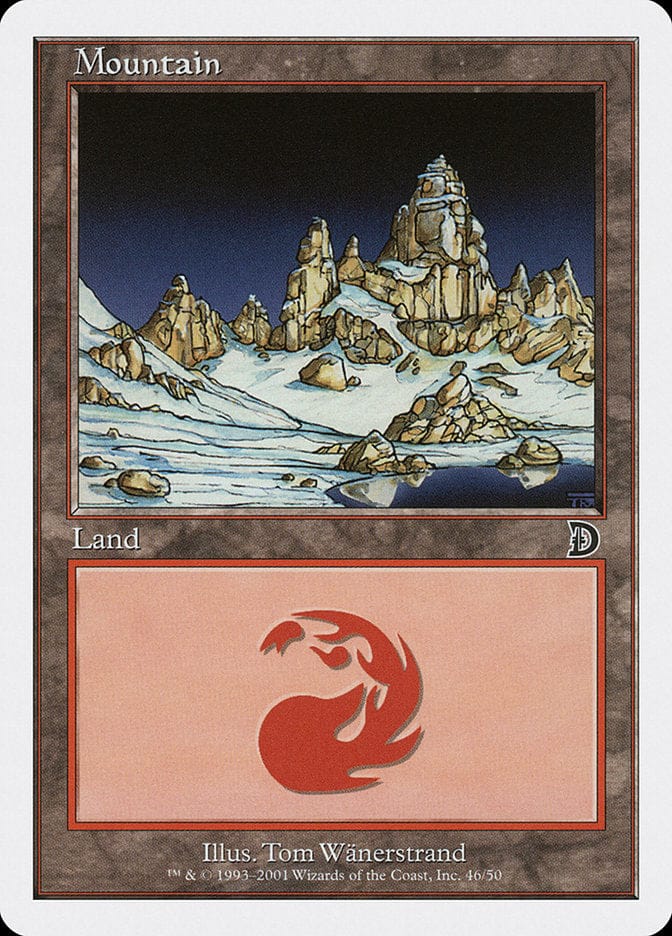 Mountain (46) [Deckmasters] Magic: The Gathering