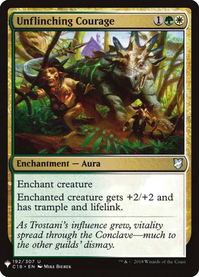 Unflinching Courage [Mystery Booster] Magic: The Gathering