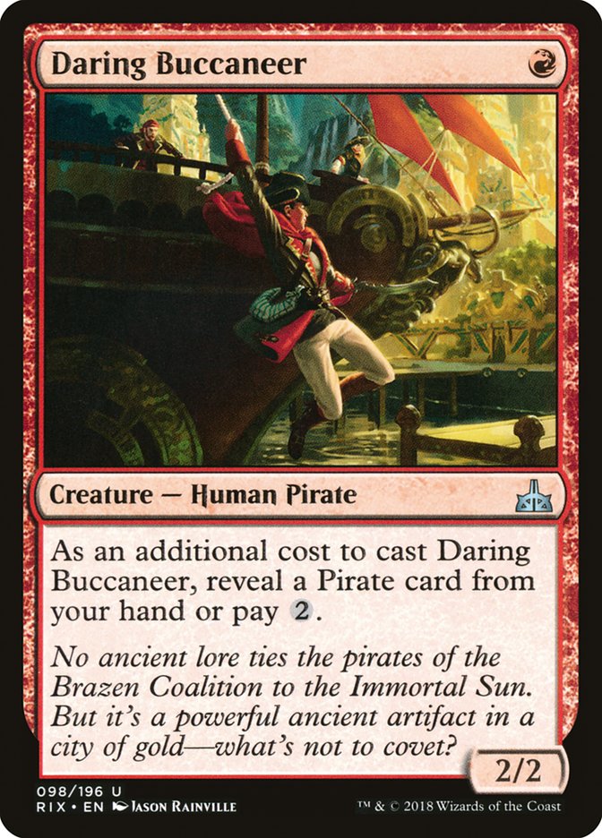 Daring Buccaneer [Rivals of Ixalan] Magic: The Gathering