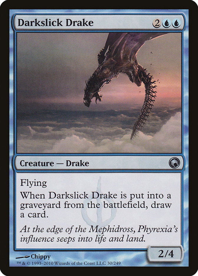Darkslick Drake [Scars of Mirrodin] Magic: The Gathering