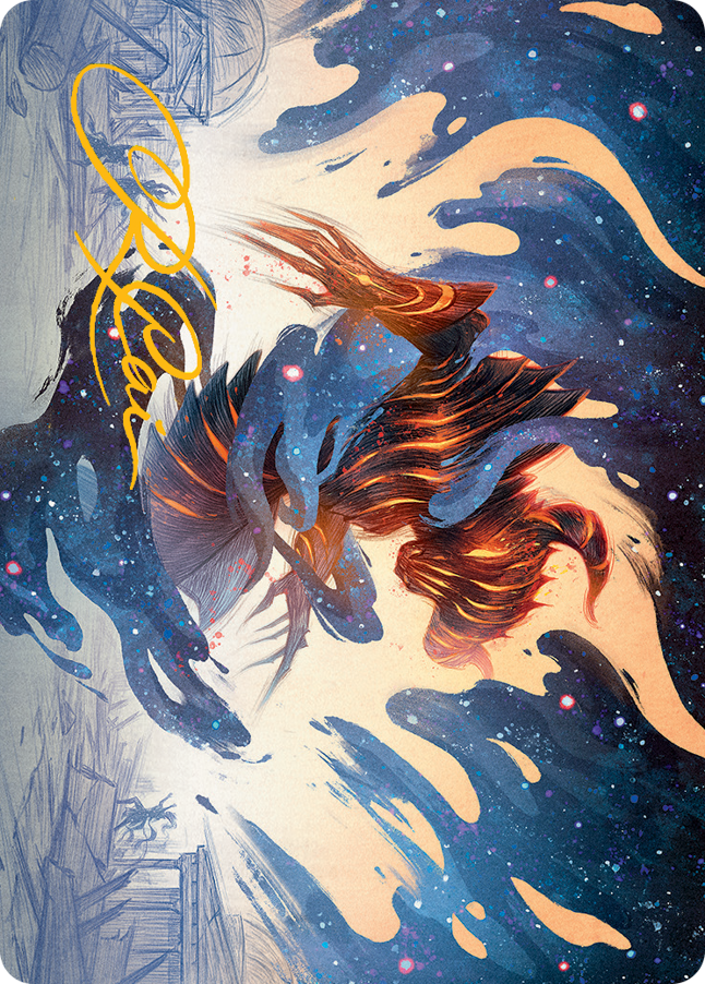 Collective Nightmare Art Card (Gold-Stamped Signature) [March of the Machine Art Series] Magic: The Gathering