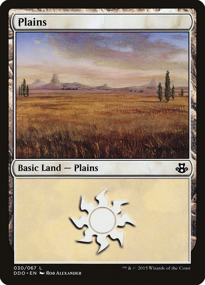 Plains (30) [Duel Decks: Elspeth vs. Kiora] Magic: The Gathering