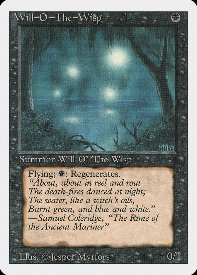 Will-o'-the-Wisp [Revised Edition] Magic: The Gathering