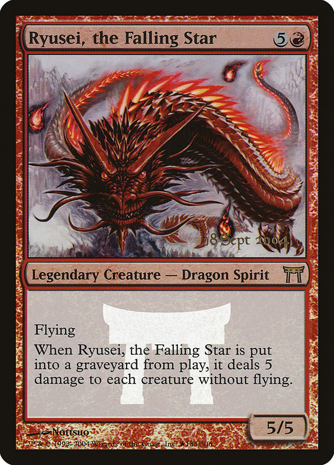 Ryusei, the Falling Star [Champions of Kamigawa Promos] Magic: The Gathering