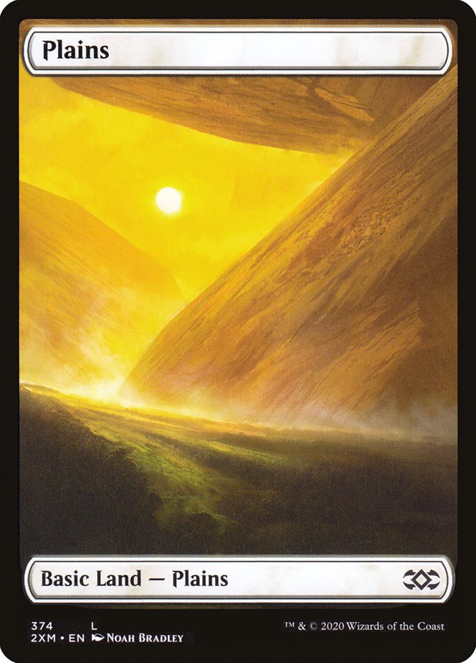 Plains (374) [Double Masters] Magic: The Gathering