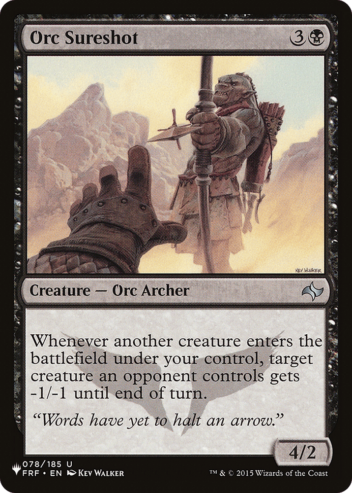 Orc Sureshot [The List] Magic: The Gathering
