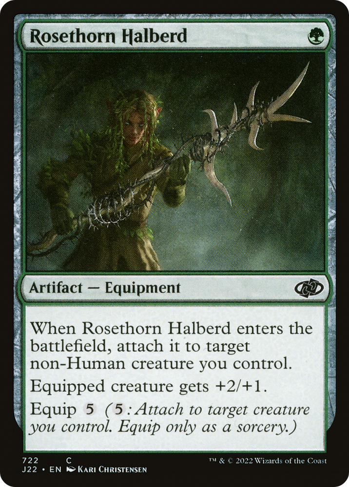 Rosethorn Halberd [Jumpstart 2022] Magic: The Gathering