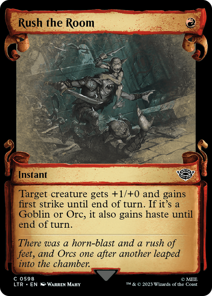 Rush the Room [The Lord of the Rings: Tales of Middle-Earth Showcase Scrolls] Magic: The Gathering