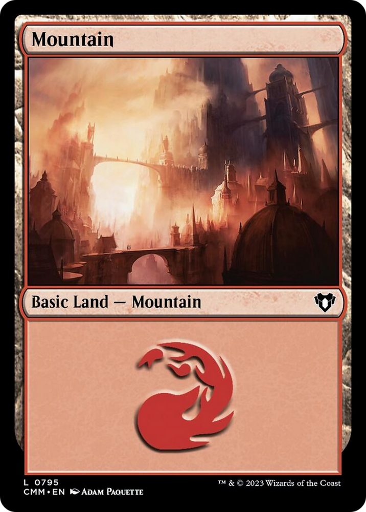 Mountain (795) [Commander Masters] Magic: The Gathering