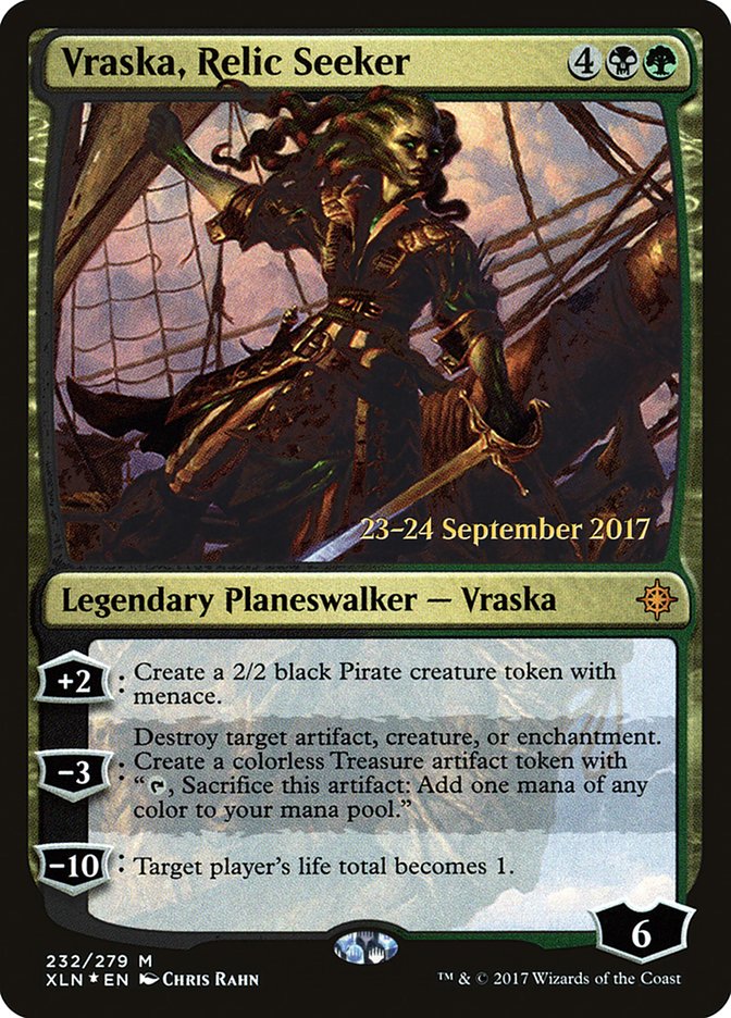 Vraska, Relic Seeker [Ixalan Prerelease Promos] Magic: The Gathering