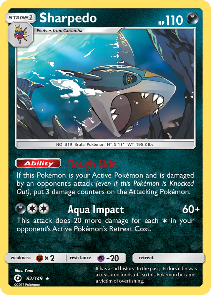 Sharpedo (82/149) [Sun & Moon: Base Set] Pokémon