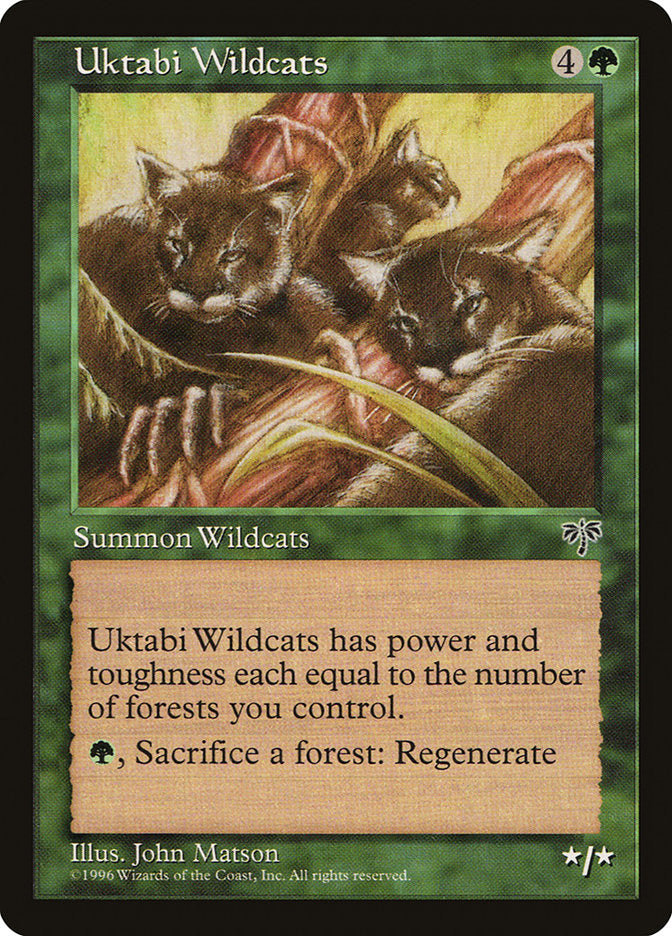 Uktabi Wildcats [Mirage] Magic: The Gathering