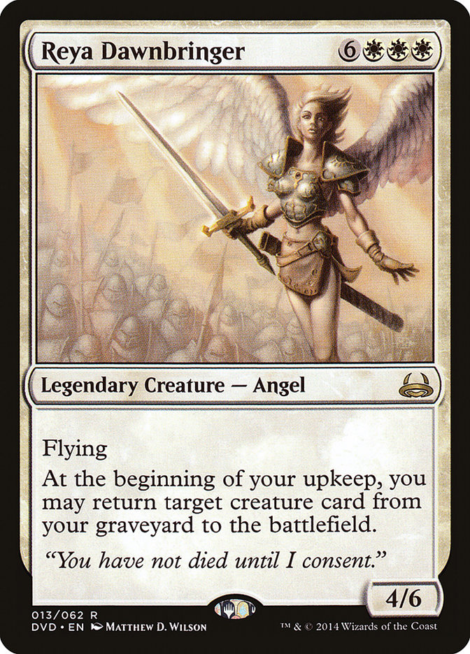 Reya Dawnbringer (Divine vs. Demonic) [Duel Decks Anthology] Magic: The Gathering