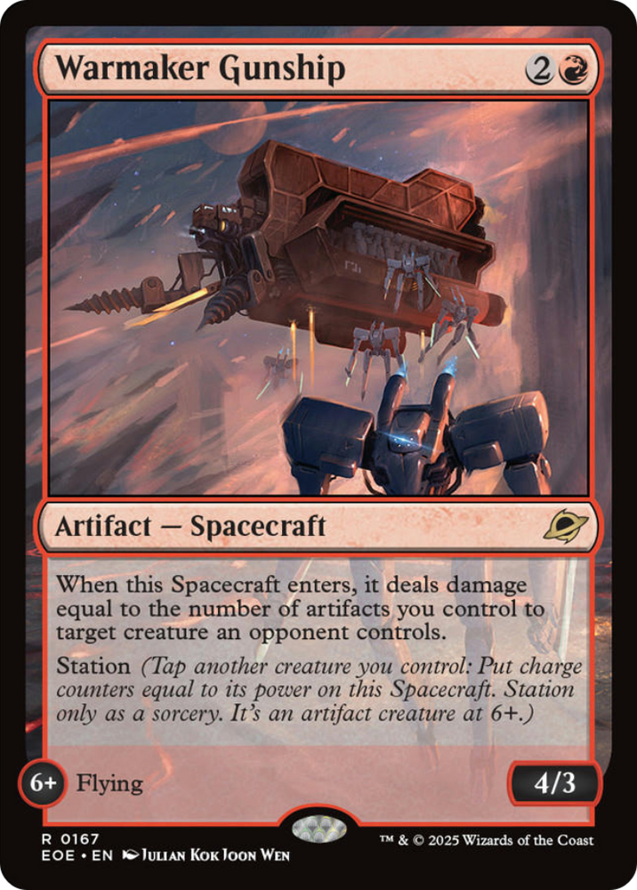 Warmaker Gunship [Edge of Eternities] Magic: The Gathering