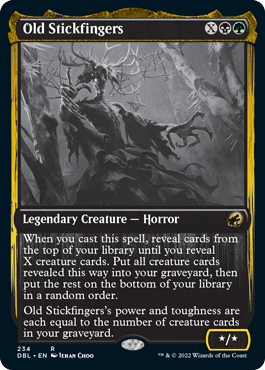 Old Stickfingers [Innistrad: Double Feature] Magic: The Gathering
