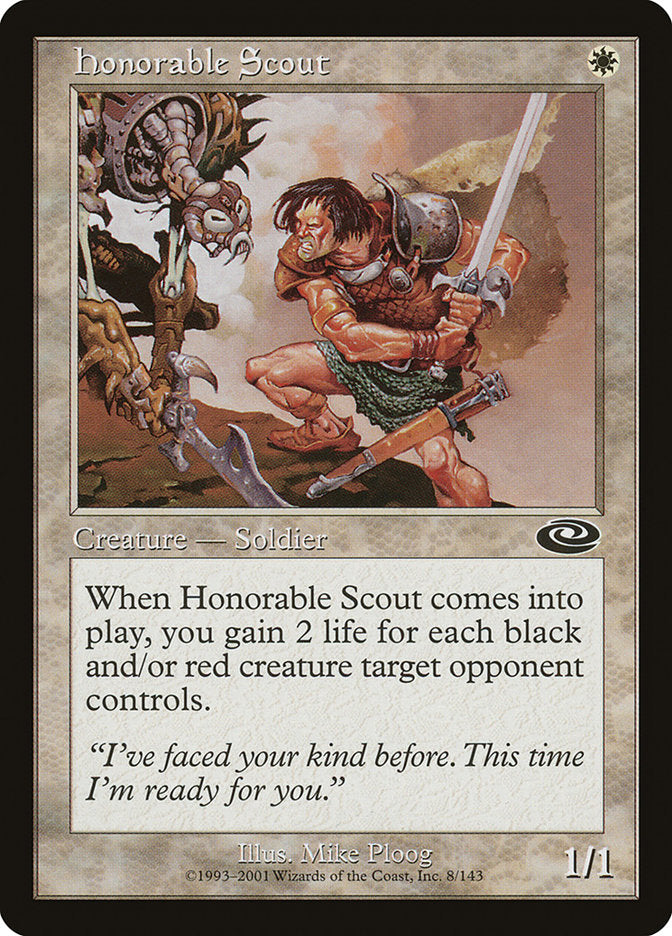 Honorable Scout [Planeshift] Magic: The Gathering