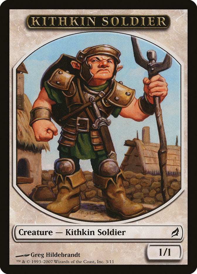 Kithkin Soldier Token [Lorwyn Tokens] Magic: The Gathering