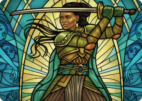 Shanna, Purifying Blade Art Card 2 [Dominaria United Art Series] Magic: The Gathering