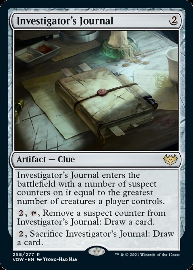 Investigator's Journal [Innistrad: Crimson Vow] Magic: The Gathering