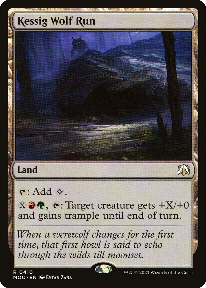 Kessig Wolf Run [March of the Machine Commander] Magic: The Gathering