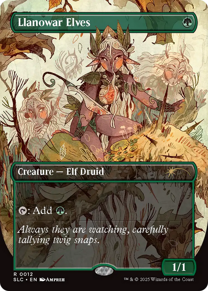 Llanowar Elves [Secret Lair Countdown Kit] Magic: The Gathering