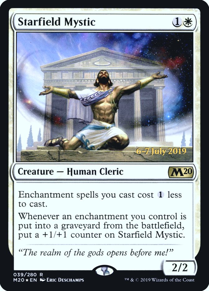 Starfield Mystic [Core Set 2020 Prerelease Promos] Magic: The Gathering