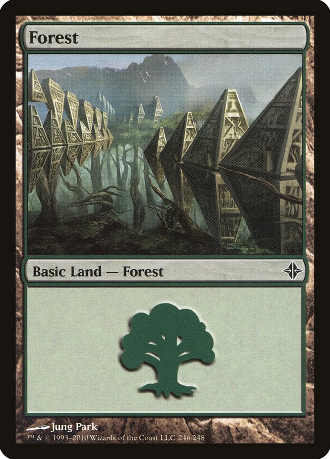 Forest (246) [Rise of the Eldrazi] Magic: The Gathering