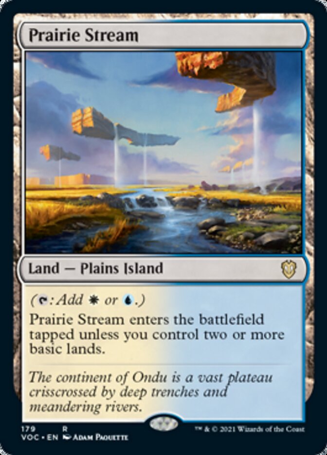 Prairie Stream [Innistrad: Crimson Vow Commander] Magic: The Gathering