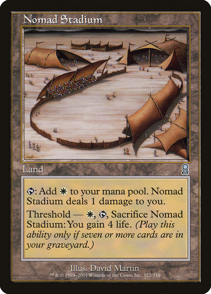 Nomad Stadium [Odyssey] Magic: The Gathering