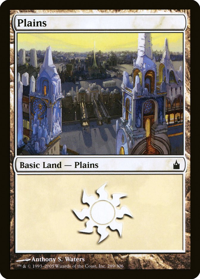 Plains (289) [Ravnica: City of Guilds] Magic: The Gathering