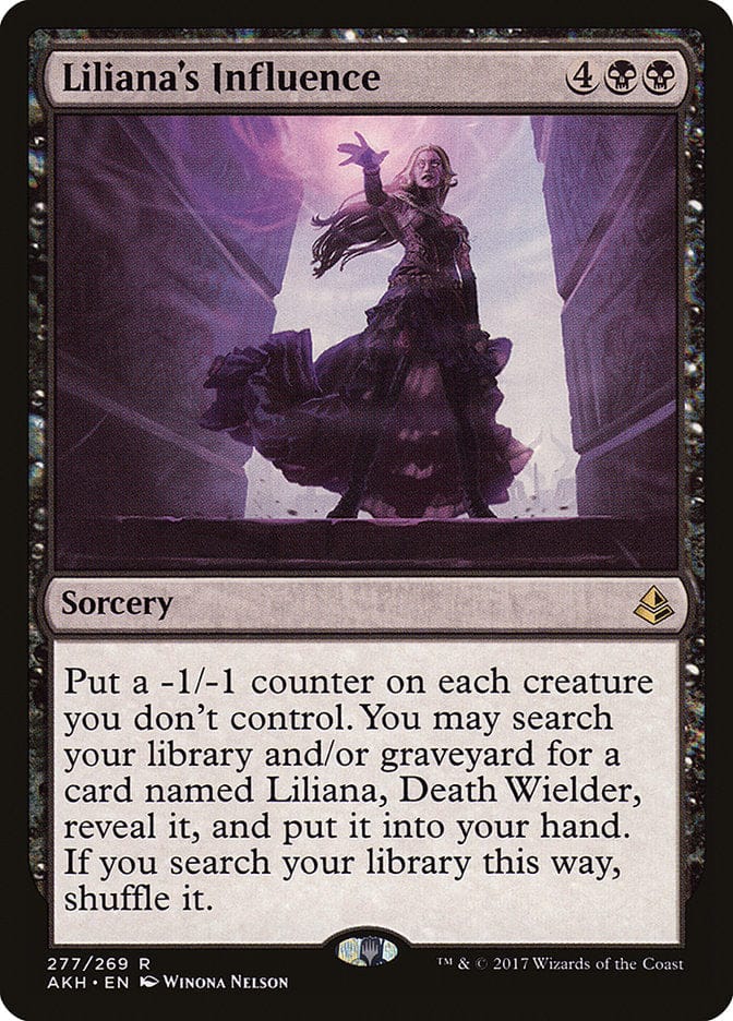 Liliana's Influence [Amonkhet] Magic: The Gathering