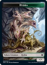 Hydra // Illusion Double-Sided Token [Zendikar Rising Tokens] Magic: The Gathering