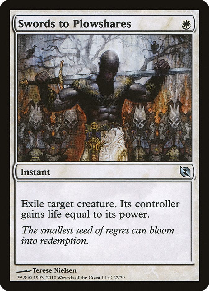 Swords to Plowshares [Duel Decks: Elspeth vs. Tezzeret] Magic: The Gathering
