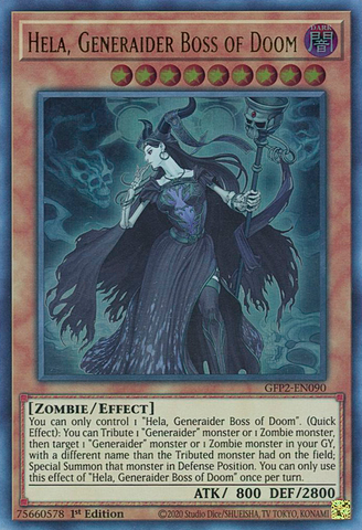Hela, Generaider Boss of Doom [GFP2-EN090] Ultra Rare - Yugioh Cards For Your TCG Needs!