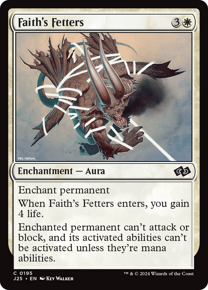 Faith's Fetters [Foundations Jumpstart] Magic: The Gathering