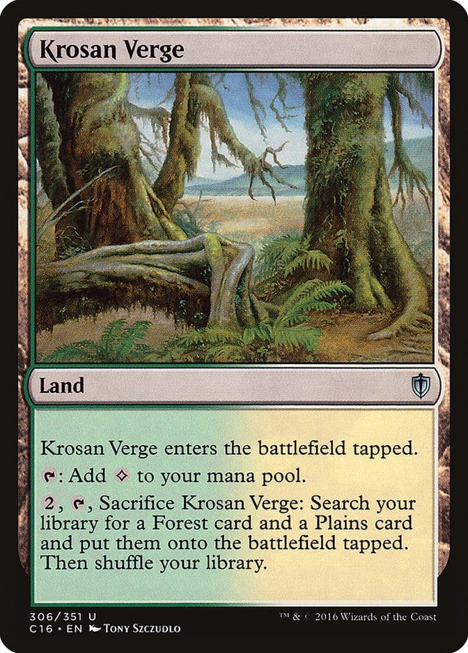 Krosan Verge [Commander 2016] Magic: The Gathering
