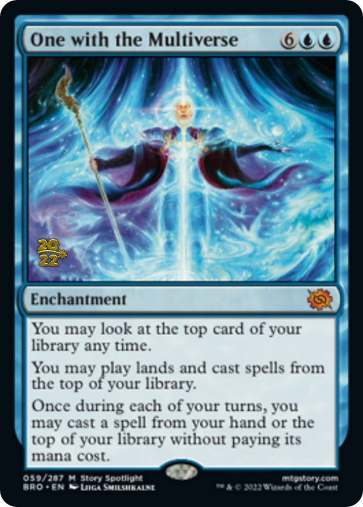 One with the Multiverse [The Brothers' War Prerelease Promos] Magic: The Gathering