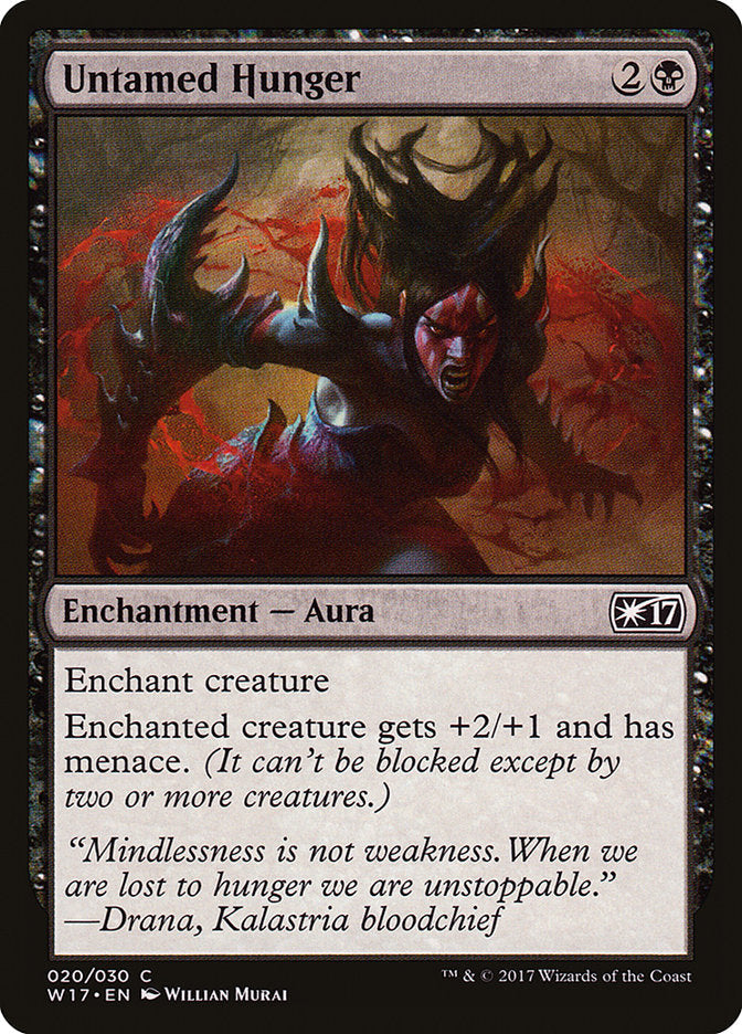Untamed Hunger [Welcome Deck 2017] Magic: The Gathering