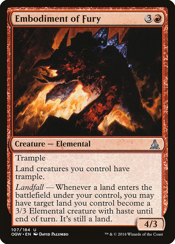 Embodiment of Fury [Oath of the Gatewatch] Magic: The Gathering