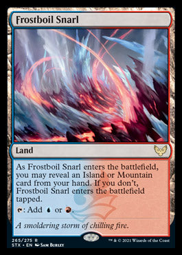 Frostboil Snarl [Strixhaven: School of Mages] Magic: The Gathering