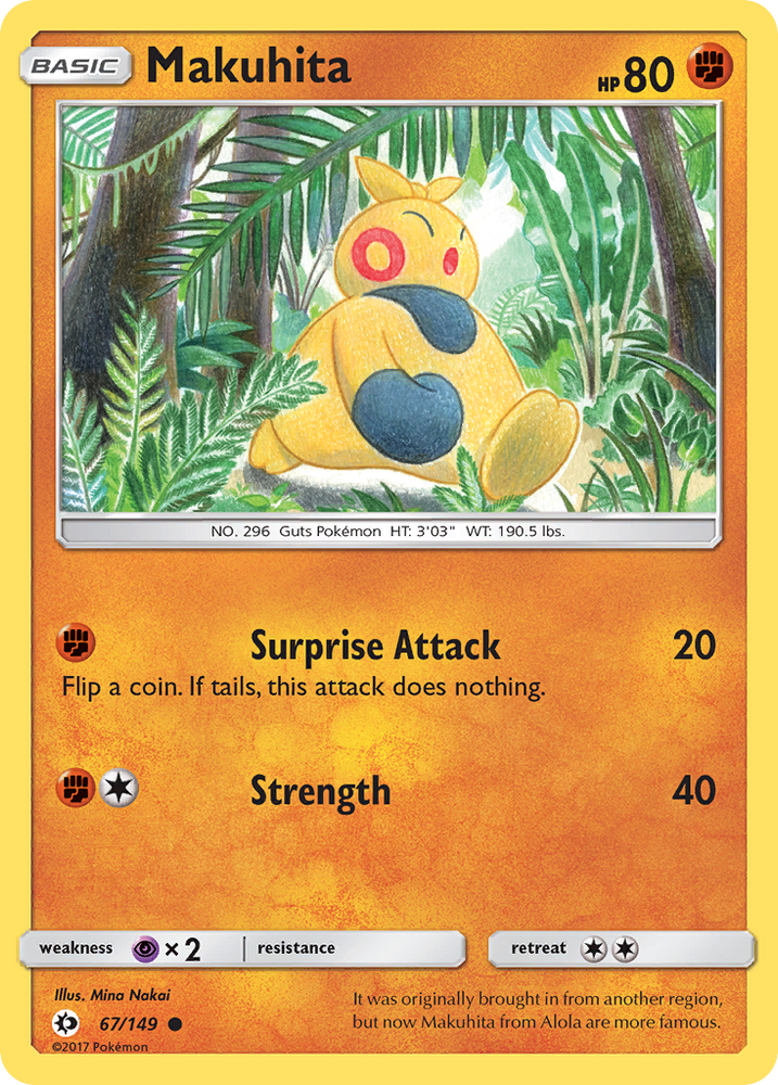 Makuhita (67/149) [Sun & Moon: Base Set] Pokémon