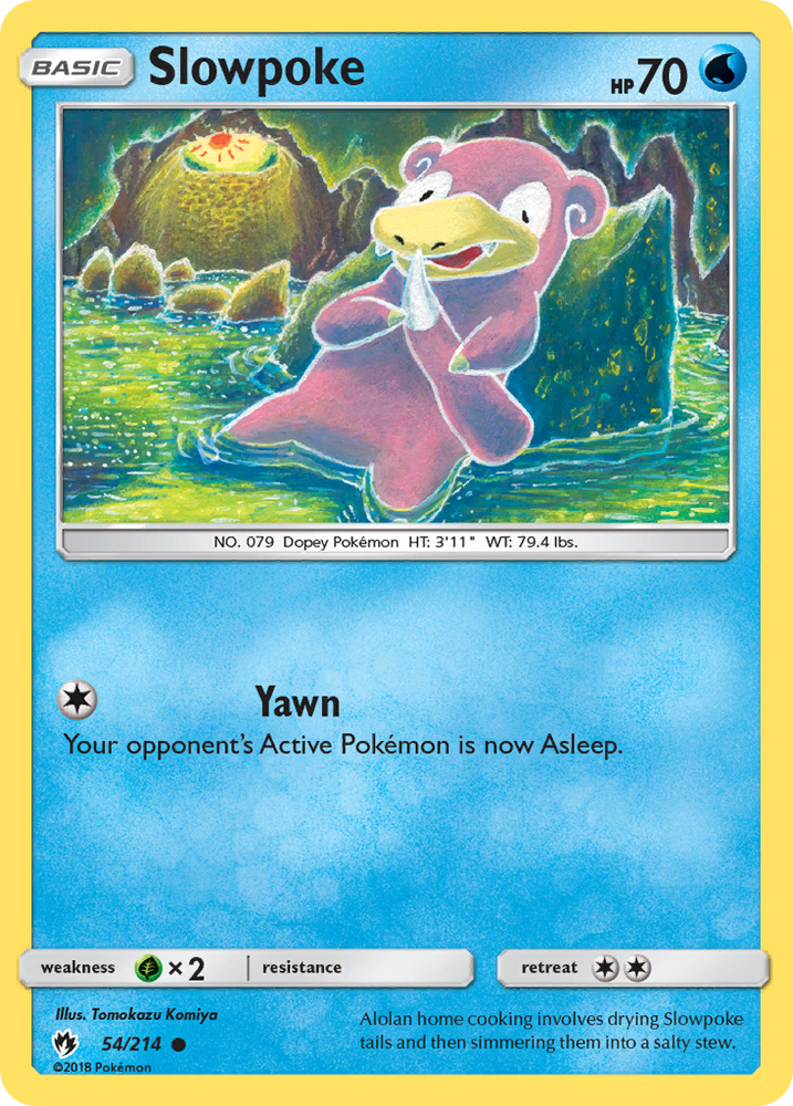 Slowpoke (54/214) [Sun & Moon: Lost Thunder] Pokémon