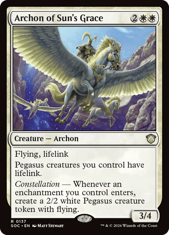 Archon of Sun's Grace [Secrets of Strixhaven Commander]