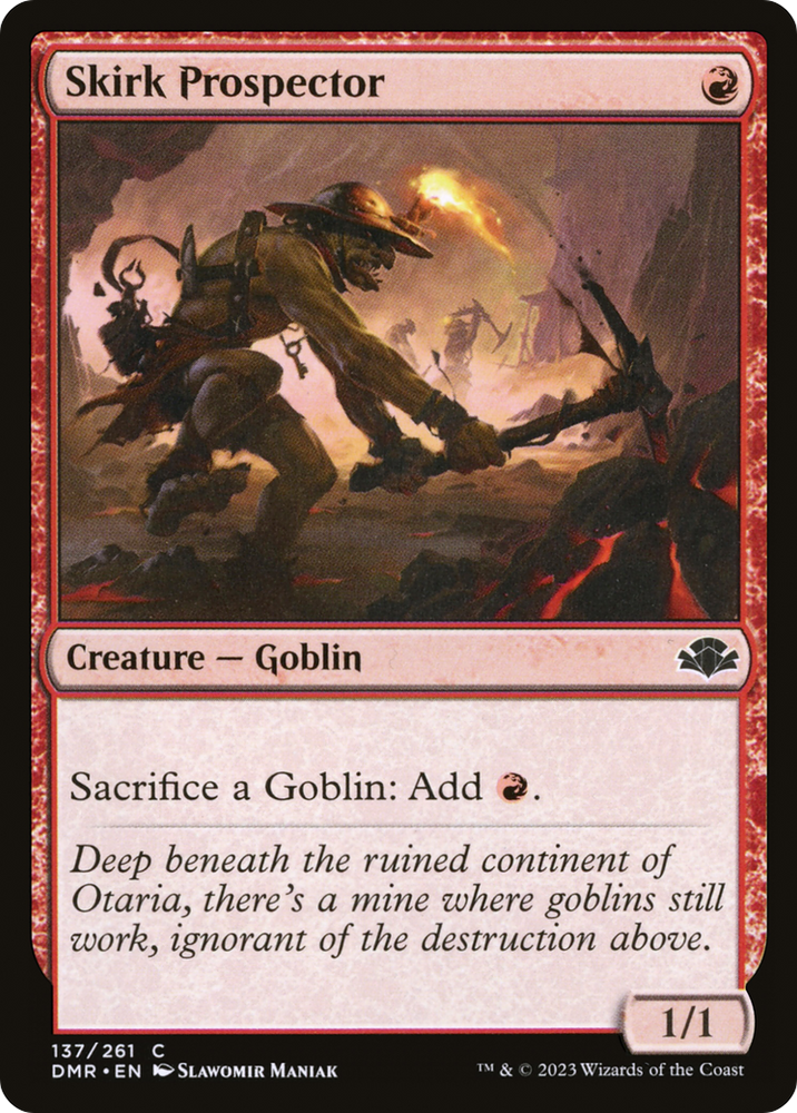 Skirk Prospector [Dominaria Remastered] Magic: The Gathering