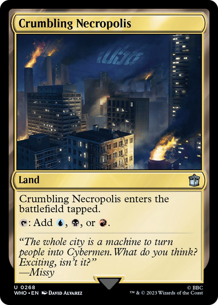 Crumbling Necropolis [Doctor Who] Magic: The Gathering
