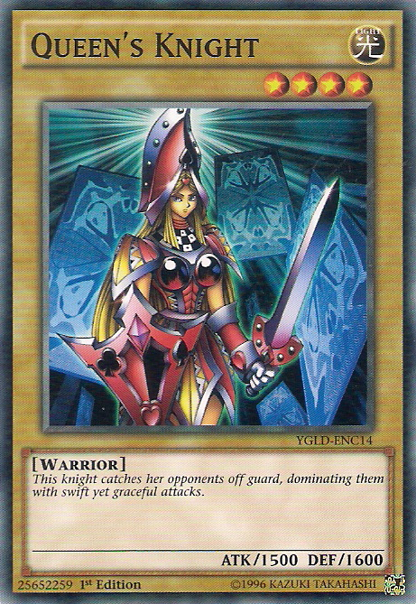 Queen's Knight [YGLD-ENC14] Common Yu-Gi-Oh!