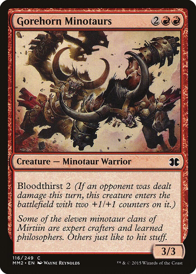 Gorehorn Minotaurs [Modern Masters 2015] Magic: The Gathering